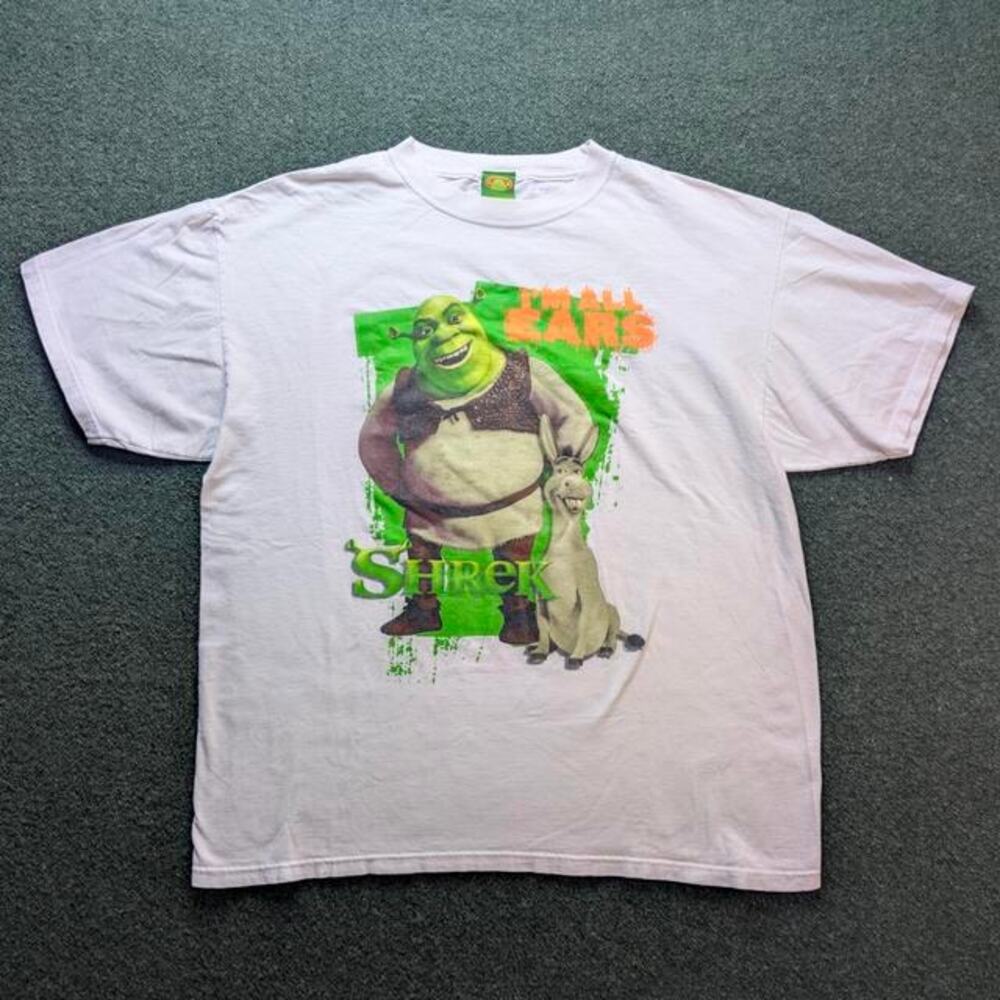 VINTAGE 2004 Shrek 2 DreamWorks Promo T-Shirt White XL